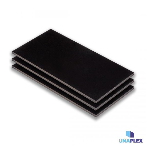 hpl plaat - hpl zwart - (ral 9005) - (1300x3050x6mm)